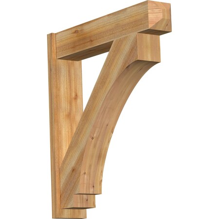 Ekena Millwork Imperial Craftsman Rough Sawn Outlooker, Western Red Cedar, 8"W x 38"D x 42"H OUT08X38X42IMP04RWR